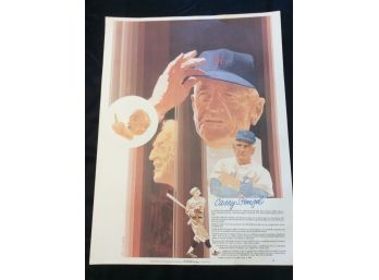 Coca Cola Casey Stengel New York Mets 24 X 18 Poster #2