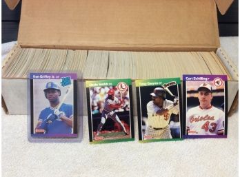 1989 Donruss Baseball Card Box With Ken Griffey Jr Rookie Card