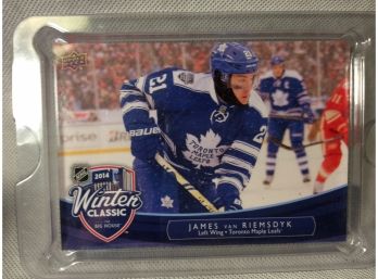 2014 Upper Deck NHL Winter Classic James Van Riemsdyk Oversized Card