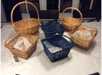 Decorative Basket Lot Of 6