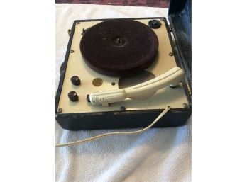 Vintage Phonograph Record Player