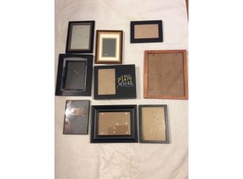 Lot Of 9 Picture Frames