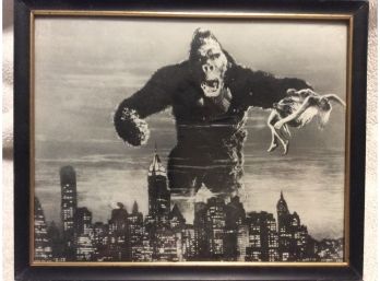 Vintage King Kong Framed Picture