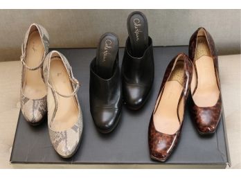 Three Pairs Of Cole Haan Designer Shoes - Size 8