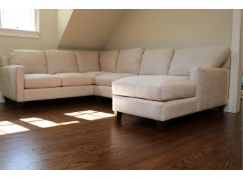 Birch Lane Micro Suede Sectional Sofa - PURCHASED FOR $3,600