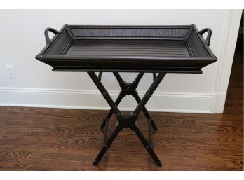 Restoration Hardware Butler's Table With Removable Tray