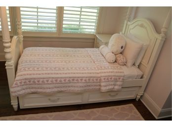 Pottery Barn Four Poster Twin Size Bed