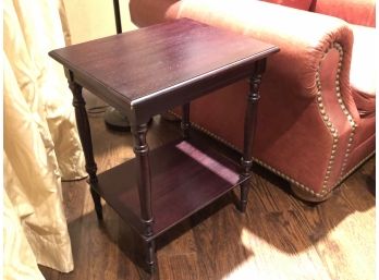 Dark Wooden End Table