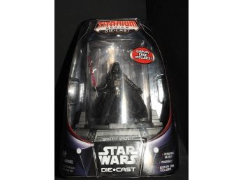 NIB Star Wars Die Cast Darth Vader Action Figure