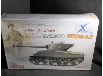 Sealed M4A3E8 Sherman Army Tank War Model Kit