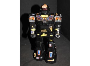 Vintage Battery Operated Agent 07 Toy Robot 10 Inch Tall