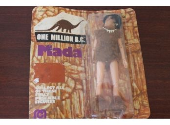 Original 1976 Mego One Million BC Mada Toy Figure ON CARD