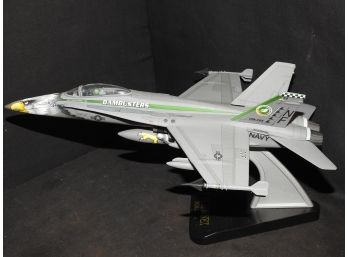 13 Inch Highly Detailed Metal F-18 Hornet Fighter Jet With Stand