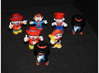 Vintage Mego Clown Around Pvc Toy Figures