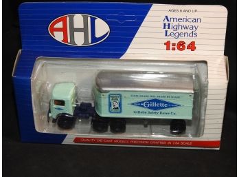 NIB AHL Gillette Blades Delivery Diecast Truck