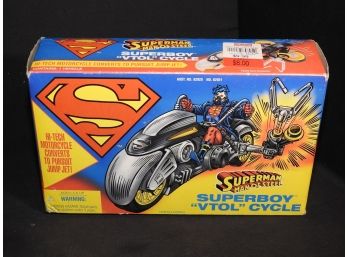 NIB Vintage Superman VTOl Cycle DC Toy HTF