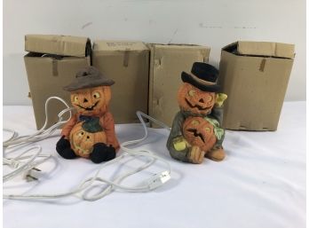 6 Light Up Pumpkins In The Box