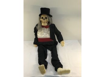 Battery Operated Skelton In Tuxedo