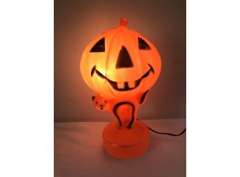 Lighted Pumpkin With/ Cat Blow Mold #2