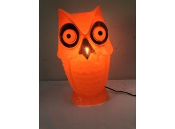 Lighted Owl Lighted Blow Mold