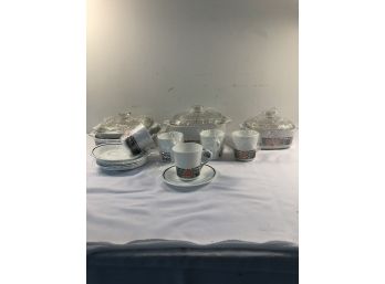 Silk & Roses Corelle Dishes