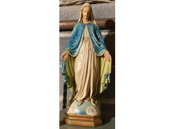 Painted Plaster Mary