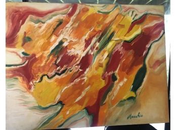 Unframed Macchio - Abstract Painting