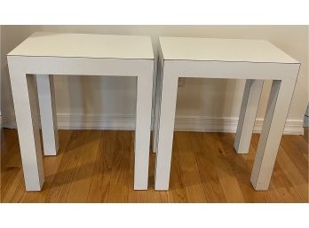 Pair Of Laminate Side Tables