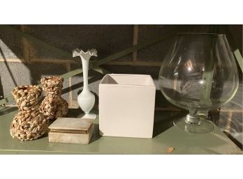 Vases And Trinket Box