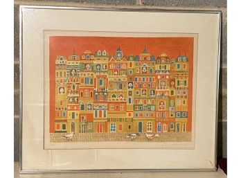 Signed And Numbered Colored Lithograph