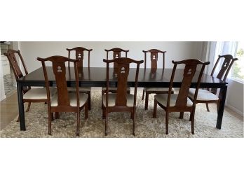 Dining Table And Eight Chairs