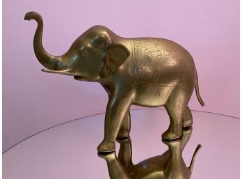 Vintage Brass Elephant Figurine