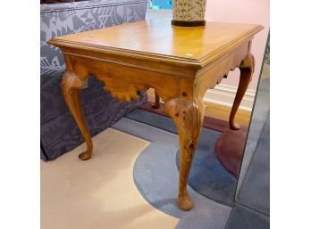 Nice Rustic Knotty Wood Side Table