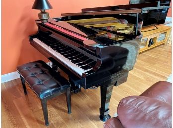 Mason Kendall & Sons Black Lacquer Baby Grand Piano With Player Piano Adaptation ***SEE DESCRIPTION***