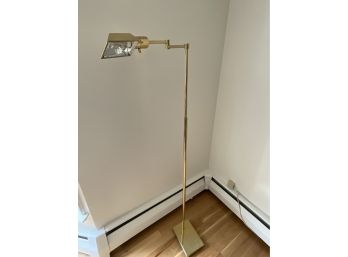 Adjustable Brass Floor Lamp