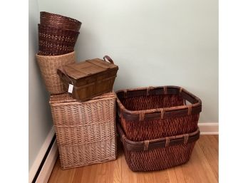 Assorted Wicker Baskets