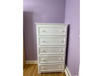 Tall White Dresser