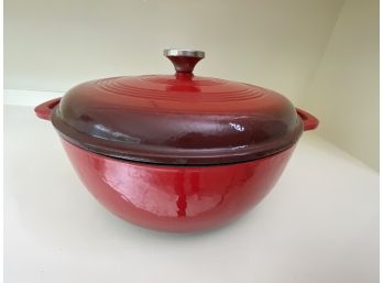 Lodge Red Dutch Oven