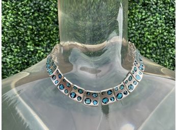 Sterling And Turquoise Necklace