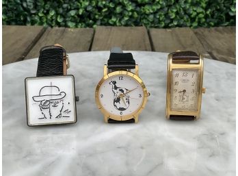 Peter Max Watch And Two More Watches