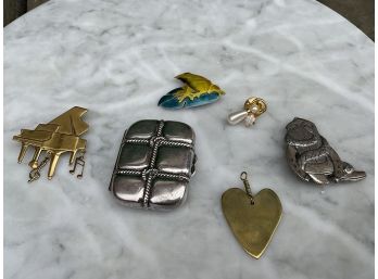 Pins Pendants And Pill Box