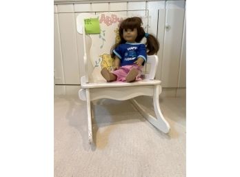 American Girl Doll And Rocker