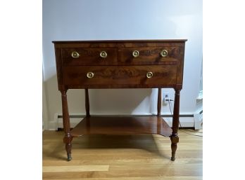 George III Walnut Lowboy