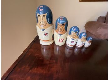 Russian Nesting Doll Of The Chicago Cubs