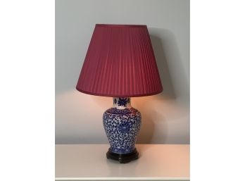 Blue And White Ginger Jar Lamp