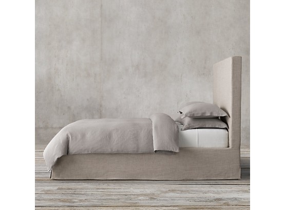 Restoration Hardware Parsons Slipcovered Twin Bed - PURCHASED FOR $2,325