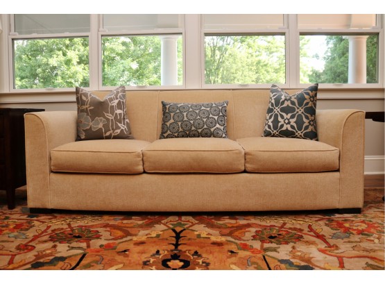 Donghia Three Cushion Sofa + Galbraith & Paul Pillows - RESALE VALUE $5,000