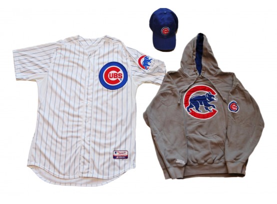 Cubs Hoody, Jersey  And 1947 Commemorative Collectible Hat