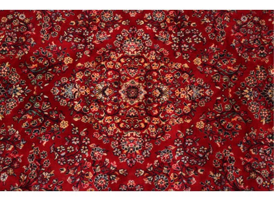 Gorgeous Bright Red Rug - Machine Woven In Belgium - 94' X 127'