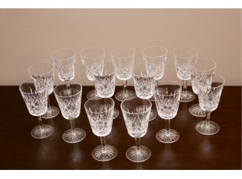 Fifteen Waterford Crystal Water Goblet Glasses - PURCHASED FOR $75 Each